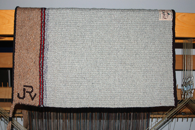 Handmade "Branded" Saddle Blanket: click to enlarge