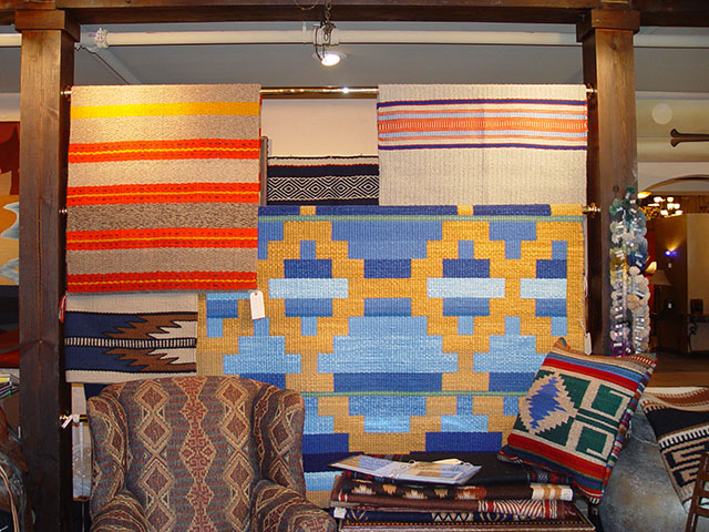 Hand-Woven Rugs by Tina B. Woolley: click to enlarge