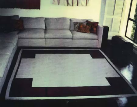 Geometric Patterned Rug by Tina B. Woolley: click to enlarge