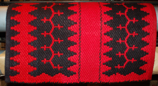 Historic Reproduction Saddle Blanket: click to enlarge
