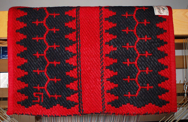 Historic Reproduction Saddle Blanket: click to enlarge