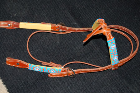 Top-Knot Beaded Headstall: click to enlarge