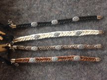 Horsehair Bracelets with Conchos