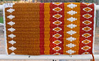 &quot;Jasmine&quot;, A Hand-Woven Saddle Blanket from the Brown Cow Studio in Santa Fe