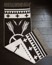 Lightning Bolt Tapestry by Tina B. Woolley