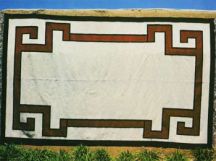 Scroll-Patterned Rug by Tina B. Woolley