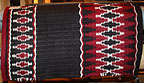 &quot;Burgundy Mohair&quot;, A Hand-Woven Saddle Blanket from the Brown Cow Studio in Santa Fe