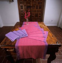 Complete Hand-Woven Table Linens Set by Tina B. Woolley