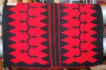 &quot;Navajo Journey II&quot; Hand Woven Historic Reproduction Saddle Blanket