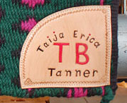 add a leather name plaque to any saddle blanket we sell